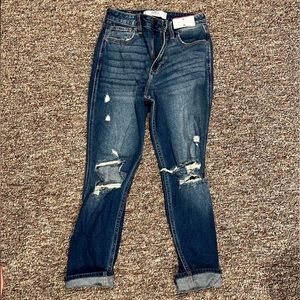 Hollister high rise mom jeans